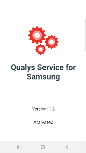 Qualys Service for Samsung Screen 2