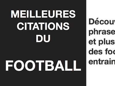 √ citation football 280439-Citation football passion