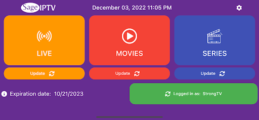 Android application Playlist editor & IPTV Player screenshort