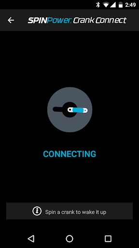 SPINPower® Crank Connect Screen 2