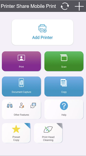 Android application Printer Share Mobile Print App screenshort