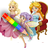 coloring Princess icon