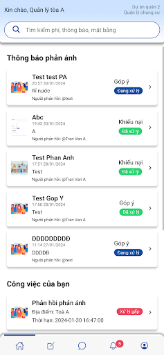 Quản lý chung cư ISC Screen 2