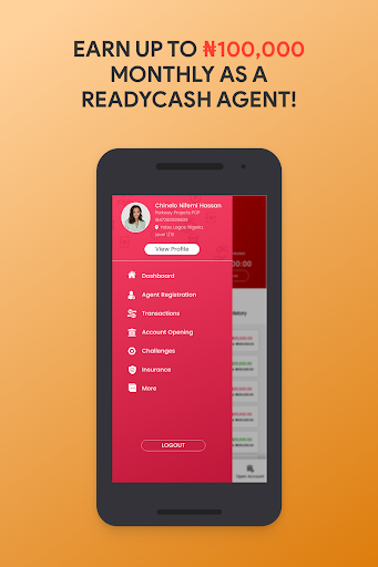 ReadyCash for Agents screen 1