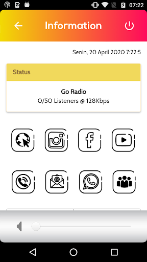 Goradio Network Screen 2