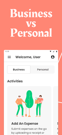 Android application TrulySmall Business Expenses screenshort