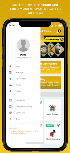 Golden Garage & Tyres Ltd Screen 2