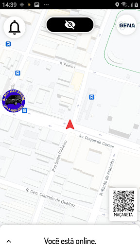 Android application BLACK KAR BRASIL - Motorista screenshort