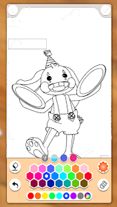 Bunzo Bunny Coloring Fun