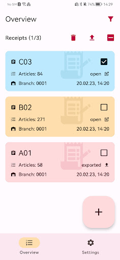 Android application Inscantory - smart Inventory screenshort
