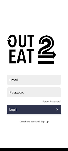 Android application Out2Eat screenshort