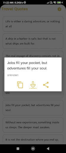 Travel Quotes and Sayings Screen 2