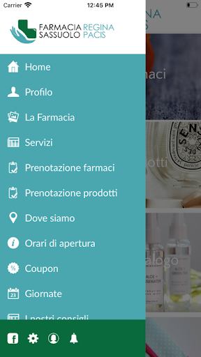 Android application Farmacia Regina Pacis screenshort