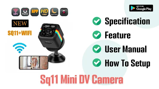 Мини экшн-камера видеорегистратор - DV SQ11