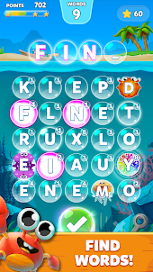Bubble Word - لعبة الدماغ