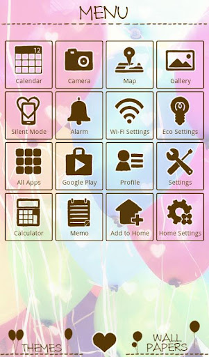 -Balloons- Theme +HOME Screen 3