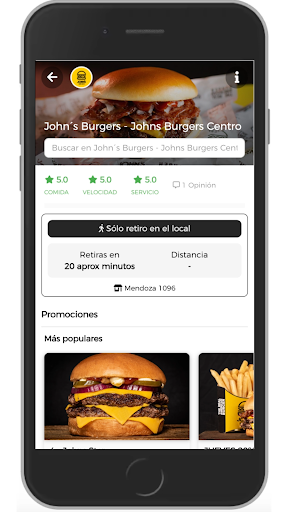 Johns Burgers 2.0 Screen 2