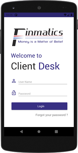 Android application Finmatics screenshort