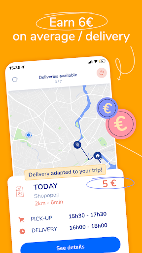 Shopopop: crowdshipping Screen 2