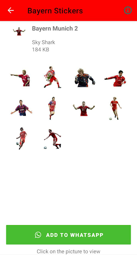 Bayern Munich Stickers Screen 3