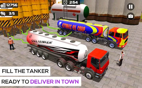 Oil Tanker Truck 3D Games