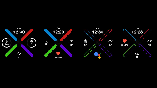 Abstract night - watch face screenshot 15