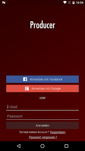 Android application Producer screenshort