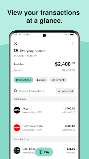 NPBS Mobile Banking Screen 3