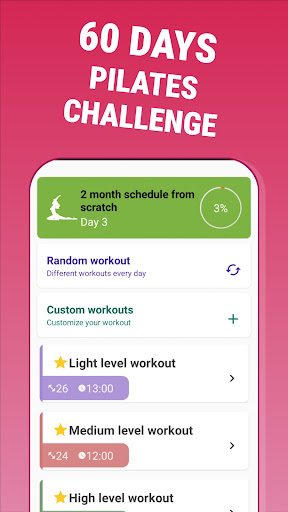 Screenshot of Pilates - home fitness