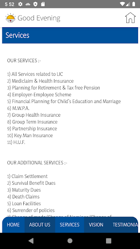 Ramrakhyani Insurance Services Screen 3