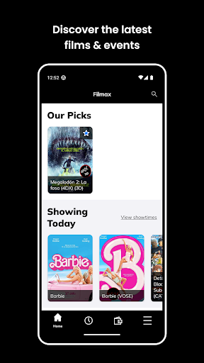 Android application Filmax Gran Via screenshort