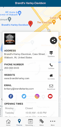 Brandts Harley-Davidson Screen 2
