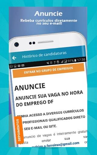 Hora do Emprego DF Screen 3