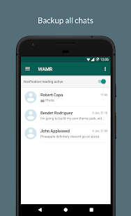 WAMR - Recover deleted messages & status download