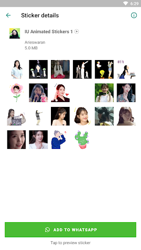 IU stickers Screen 3