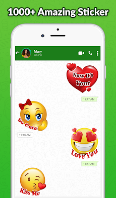 Stickers & Emoji for WhatsAppのおすすめ画像2