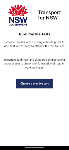 Android application NSW Practice Tests screenshort