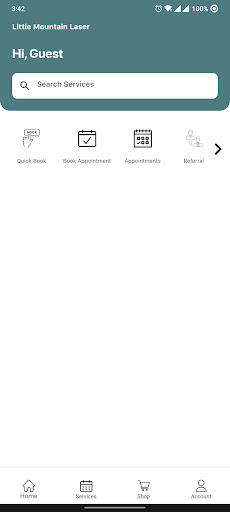Android application Little Mt Laser screenshort