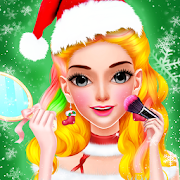 Christmas Girls Makeup & Dress Up Salon Game