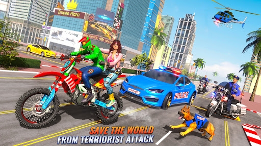 US Police Moto Bike Games 3.8 screenshots 3