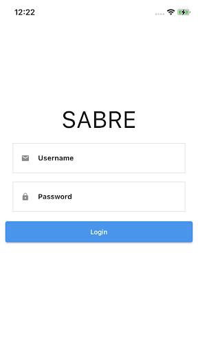 Android application Sabre screenshort