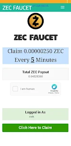ZEC Faucet - Earn Zcash