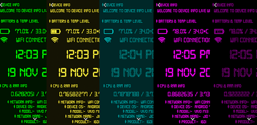 My Device Info Live Wallpaper Google Play のアプリ