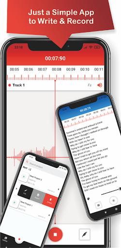 Android application Upline: Write Song and Record screenshort