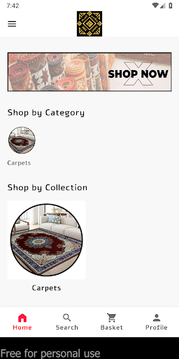 Android application Max Carpet screenshort