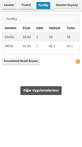 Hisse Oyunu: Borsa Simülasyonu Screen 3