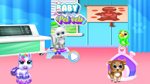 Android application baby pet vets screenshort