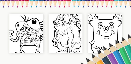 Monster Coloring Games
