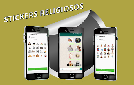 Captura de Pantalla 9 Stickers Religiosos WAStickerA android