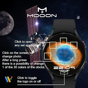 Mooon Digital Watch Face